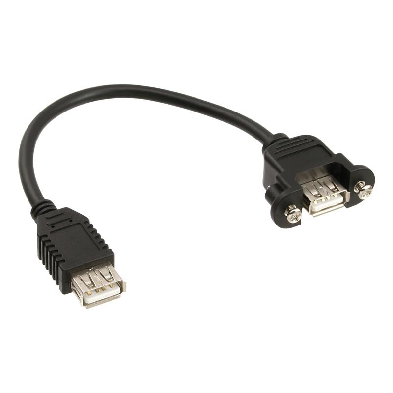 InLine USB 2 0 Adapter Cable Type A female to Chassis Connector Type A 0 2m