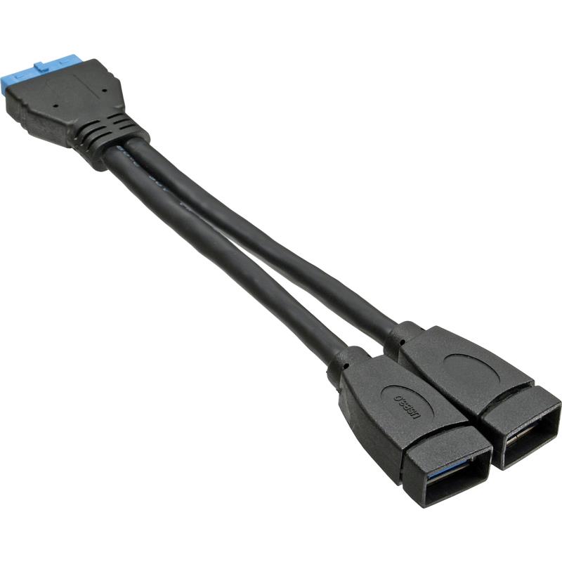InLine USB 3 0 Adapterkabel 2x Female