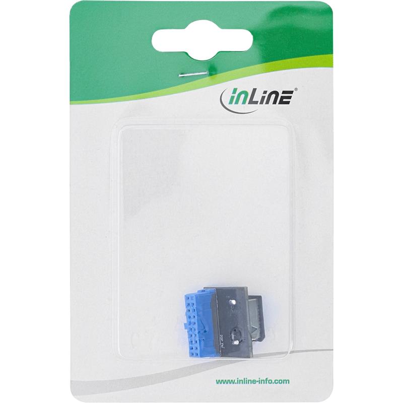 InLine USB 3 0 to 3 1 adaptor Key-A straight internal