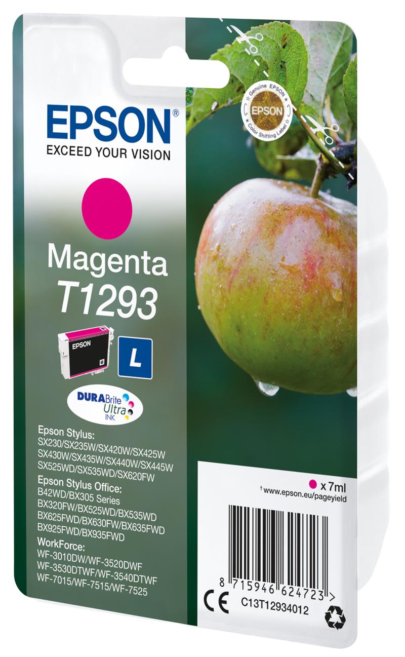 Epson Apple Singlepack Magenta T1293 DURABrite Ultra Ink