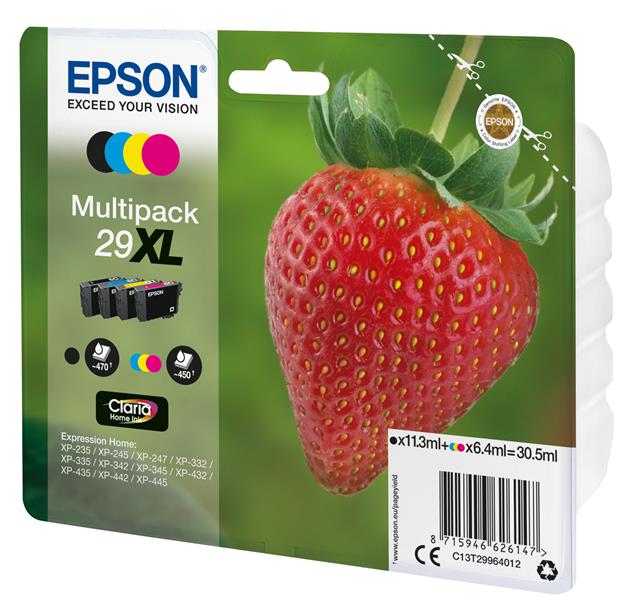 Epson Strawberry Multipack 4-colours 29XL Claria Home Ink