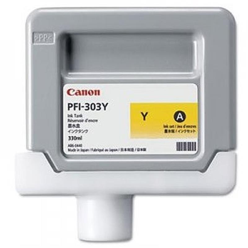 Canon PFI-303Y Origineel Geel