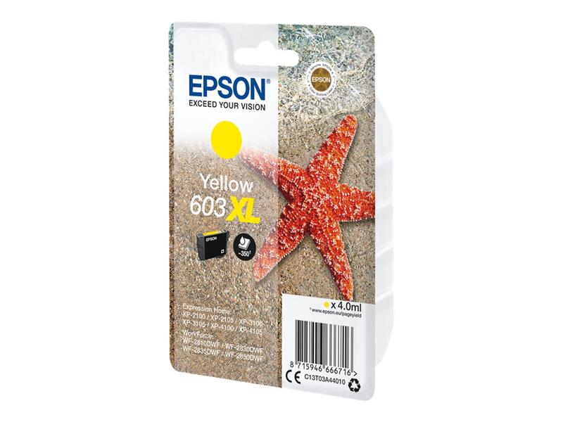 Epson Singlepack Yellow 603XL Ink