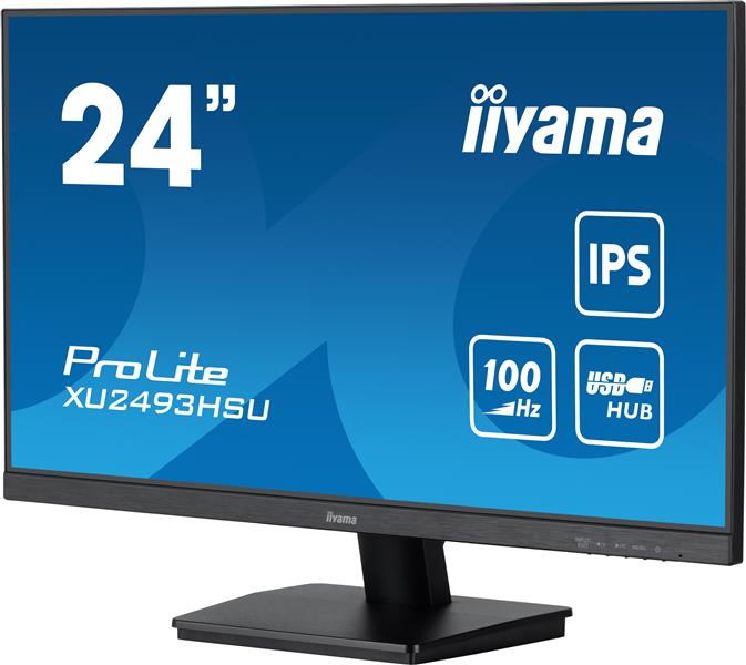 iiyama ProLite XU2493HSU-B7 computer monitor 60,5 cm (23.8"") 1920 x 1080 Pixels Full HD LED Zwart