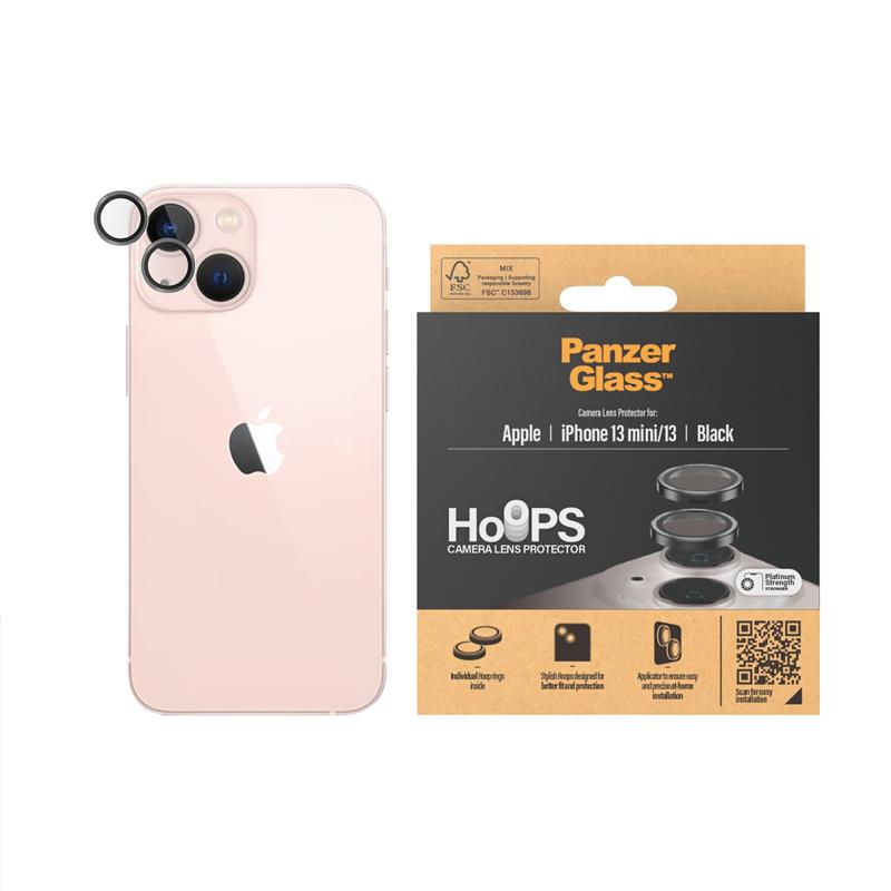 PanzerGlass Camera Rings iPhone 13 mini/13 Doorzichtige schermbeschermer Apple 1 stuk(s)