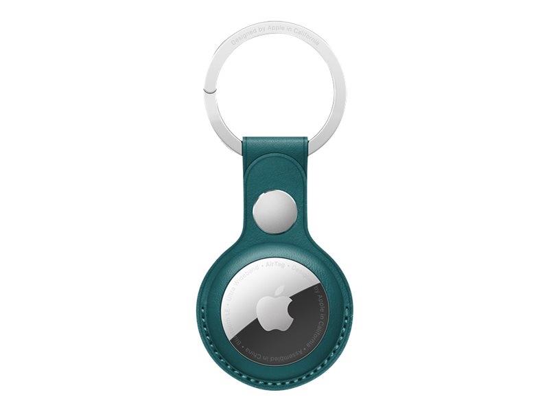 APPLE AirTag Leather Key Ring Forest Grn