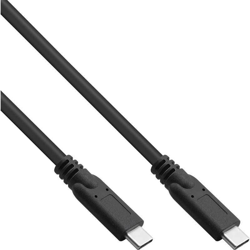 InLine USB 3 2 Gen 1x2 Cable USB Type-C male male black 5m