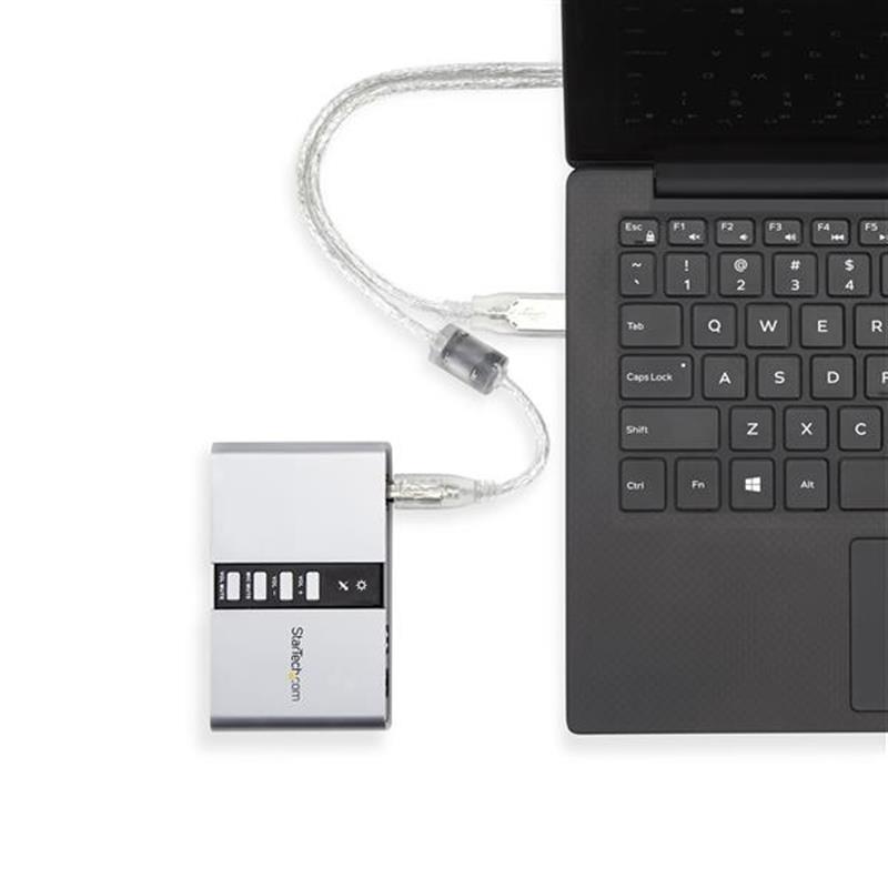 StarTech.com 7.1 USB Audio-adapter Externe Geluidskaart met SPDIF Digitale Audio