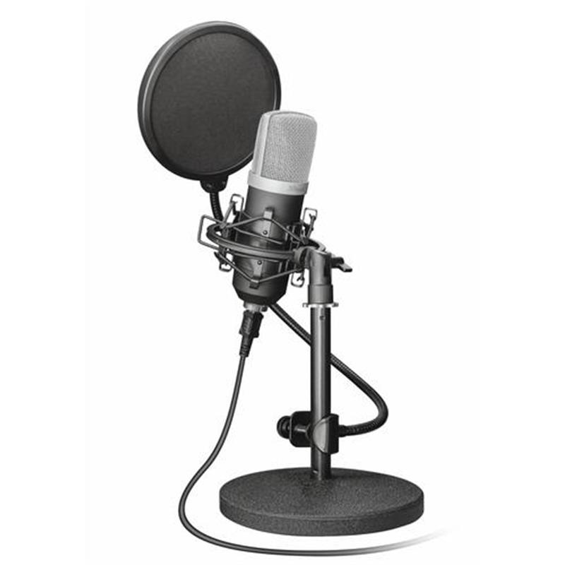Trust 21753 microfoon Microfoon voor studios Zwart