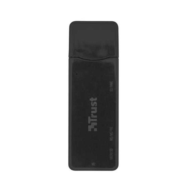 Trust Nanga | USB 3.1 Kaartlezer | Micro SD Card - SD Card - M2 Card - MS Card | Compact | 5 Gbps