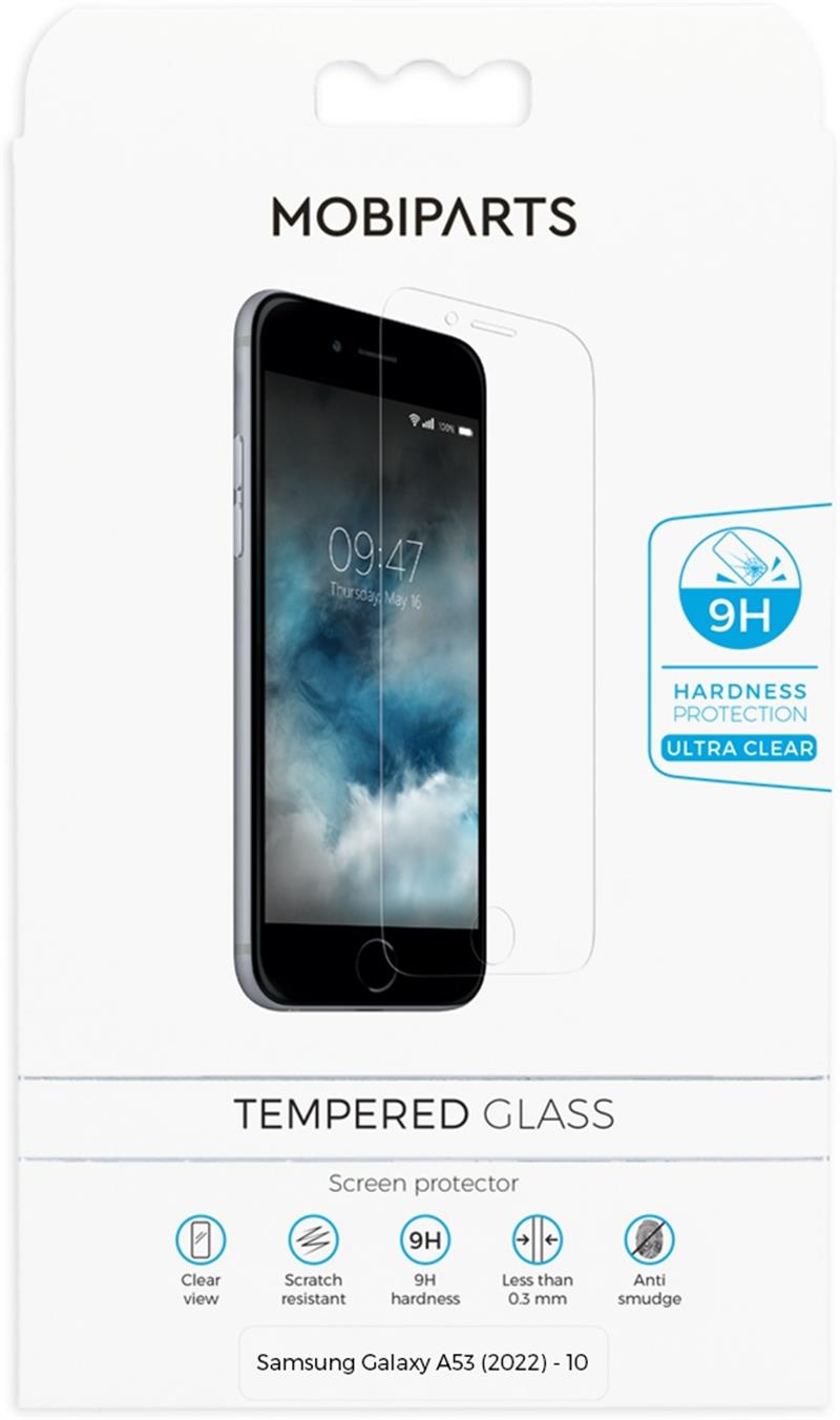Mobiparts Regular Tempered Glass Samsung Galaxy A53 (2022) - 10 Pack