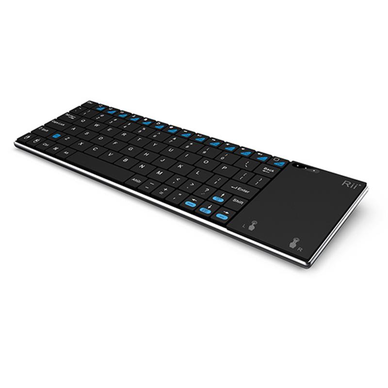 Rii mini i12 Wireless keyboard for Windows Mac Linux and Android Inc touchpad USB Dongle Li-Ion Battery 260mm x 83mm x 13 5 mm