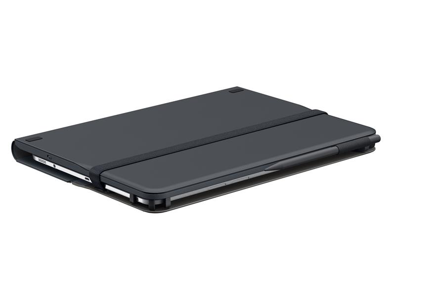 Logitech Universal Folio toetsenbord voor mobiel apparaat AZERTY Frans Zwart Bluetooth