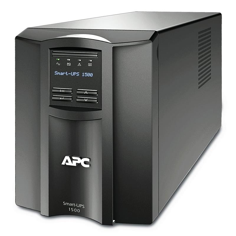 APC Smart-UPS SMT1500IC Noodstroomvoeding - 8x C13, USB, SmartConnect, 1500VA