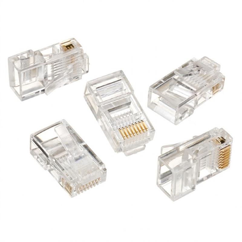 Gembird UTP connector 8-pins 8P8C RJ45 voor LAN Cable Solid bag 50 pcs *RJ45M *LAN
