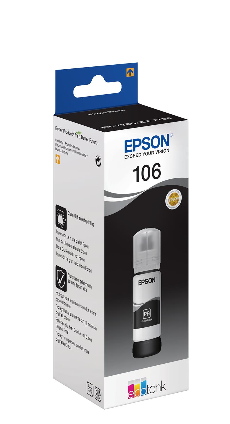 Epson 106 EcoTank Photo Black ink bottle