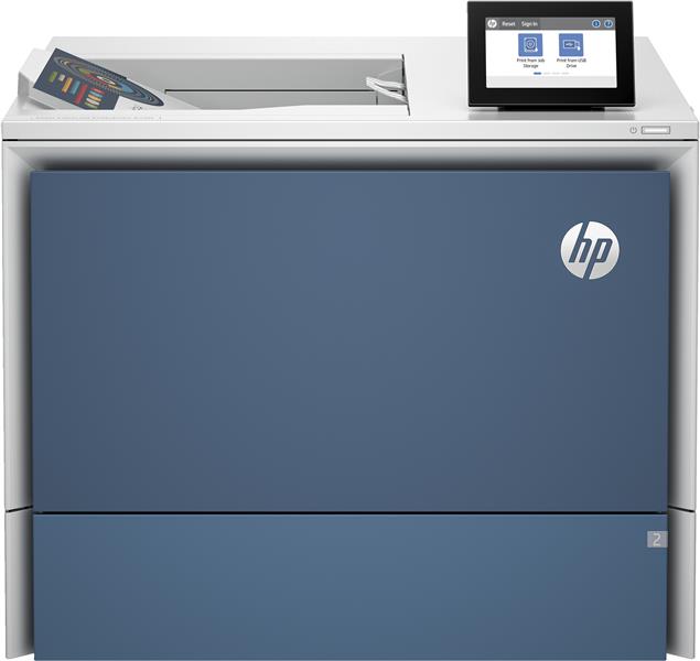 HP LaserJet Enterprise Color 6701dn printer, Print, USB-poort voorzijde; Optionele high-capacity laden; Touchscreen; TerraJet-cartridge