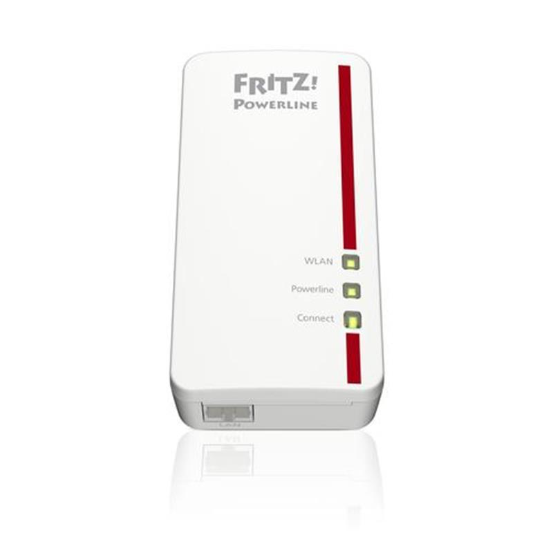 AVM FRITZ!Powerline 1260E WLAN Set International 1200 Mbit/s Ethernet LAN Wi-Fi Wit 2 stuk(s)