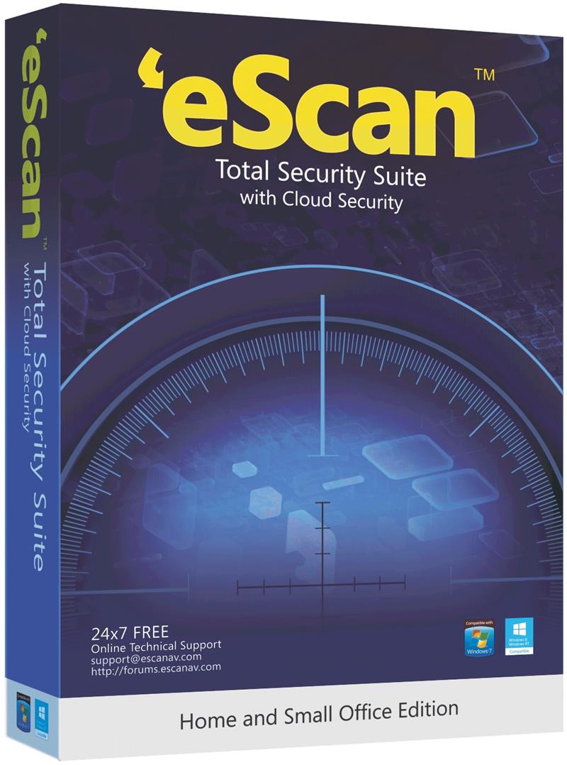 eScan SOHO Total Security Suite - 1 computer 1 jaar - renewal