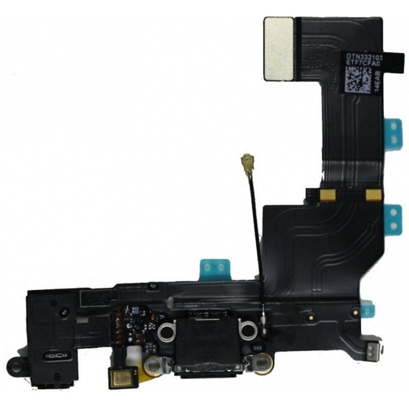 Replacement Charge Data Connector incl Flex Cable for Apple iPhone 5S White OEM