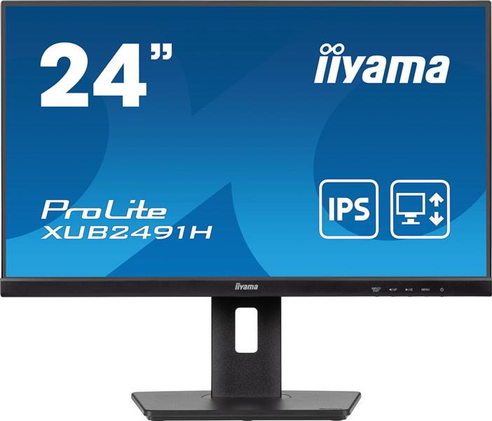 iiyama ProLite XUB2491H-B1 computer monitor 60,5 cm (23.8"") 1920 x 1080 Pixels Full HD LED Zwart