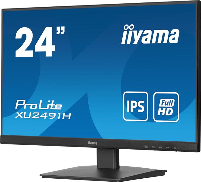 iiyama ProLite XU2491H-B1 computer monitor 60,5 cm (23.8"") 1920 x 1080 Pixels Full HD LED Zwart