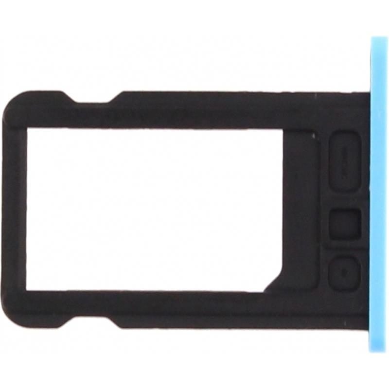 Replacement Sim Holder for Apple iPhone 5C Blue OEM