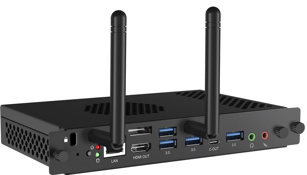 iiyama OPC51204BC-1 PCs/werkstation Intel® Core™ i5 i5-12450H 8 GB DDR4-SDRAM 256 GB SSD Windows 11 IoT Enterprise Mini PC Zwart