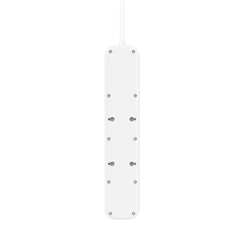 Belkin SRB001CA2M Overspanningsbeveiliging Wit 4 AC-uitgang(en) 2 m