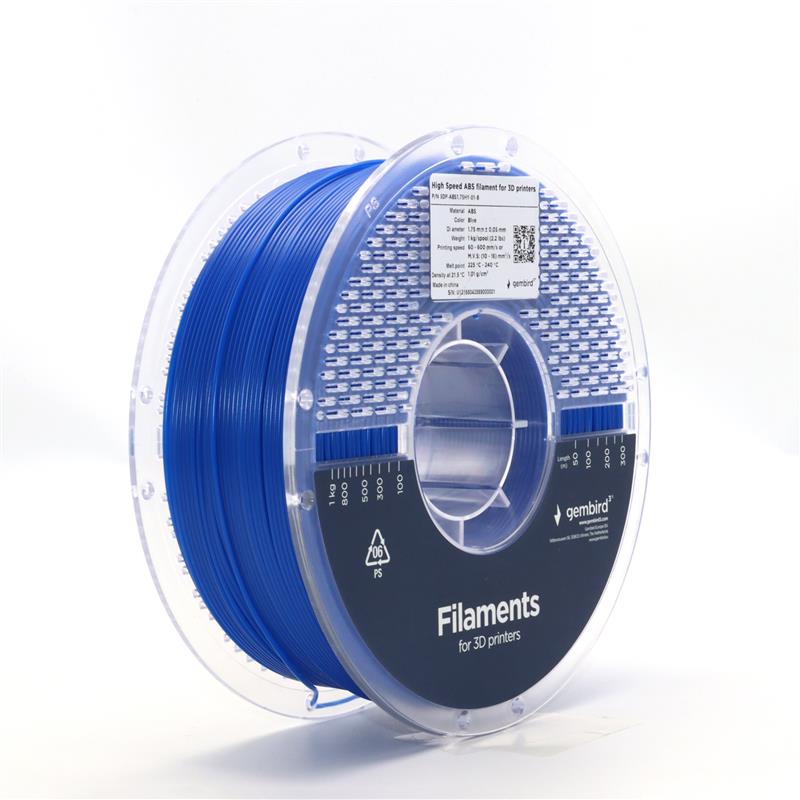 High Speed ABS filament Blauw 1 75 mm 1 kg