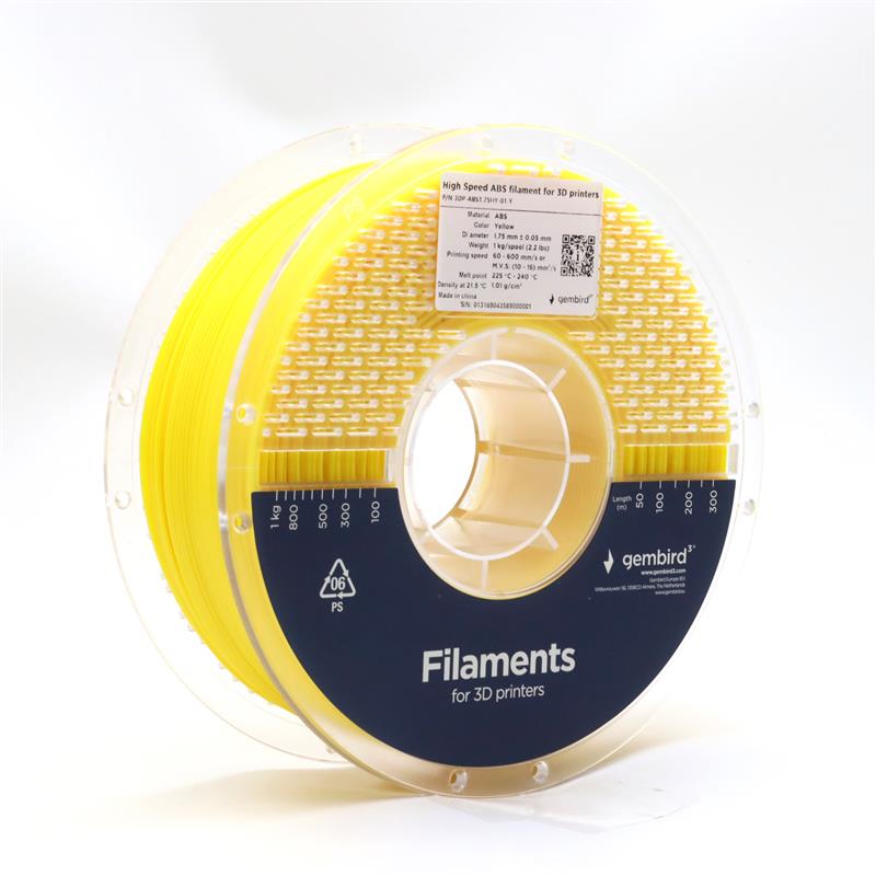 High Speed ABS Filament Geel 1 75 mm 1 kg