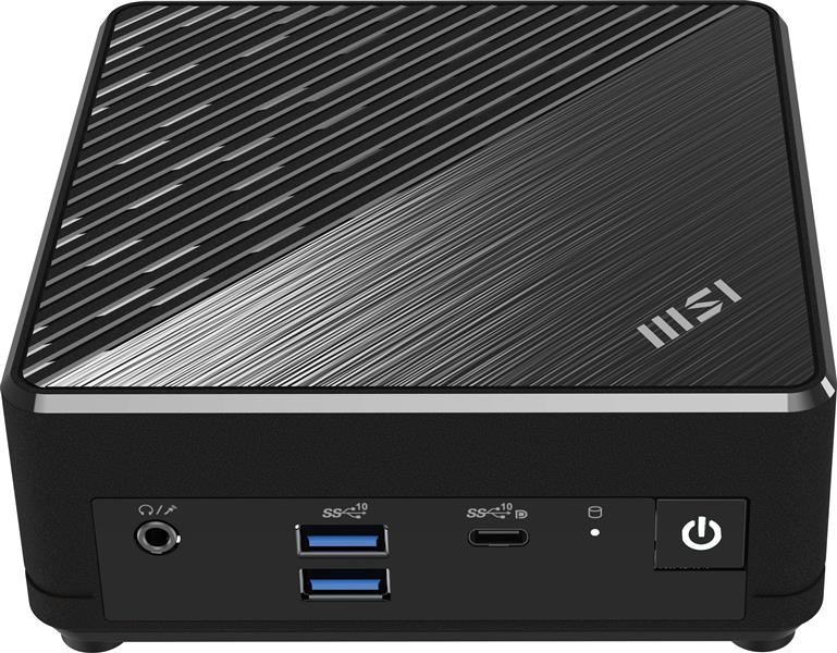 MSI Cubi N ADL-002EU Mini PC Intel® N N100 4 GB DDR4-SDRAM 128 GB SSD Windows 11 Pro Zwart