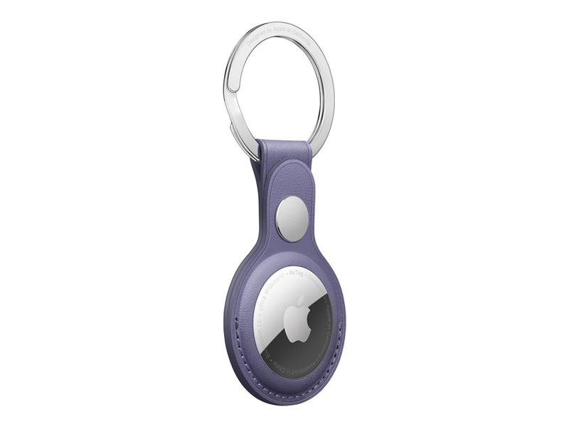 APPLE AirTag Leather Key Ring Wisteria