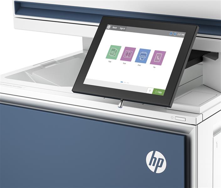 HP LaserJet Color Enterprise MFP 5800dn printer, Afdrukken, kopiëren, scannen, faxen (optie), Automatische documentinvoer; optionele high-capacity lad