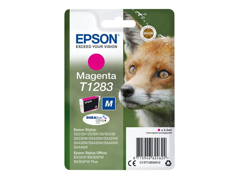 Epson Fox Singlepack Magenta T1283 DURABrite Ultra Ink