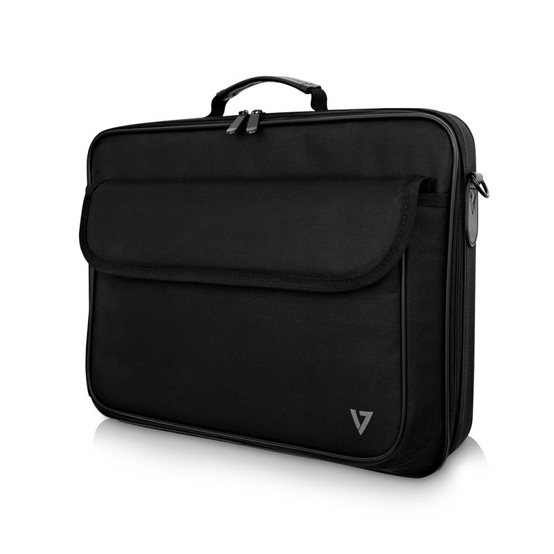 V7 CCK16-BLK-3E notebooktas 40,9 cm (16.1"") Aktetas Zwart