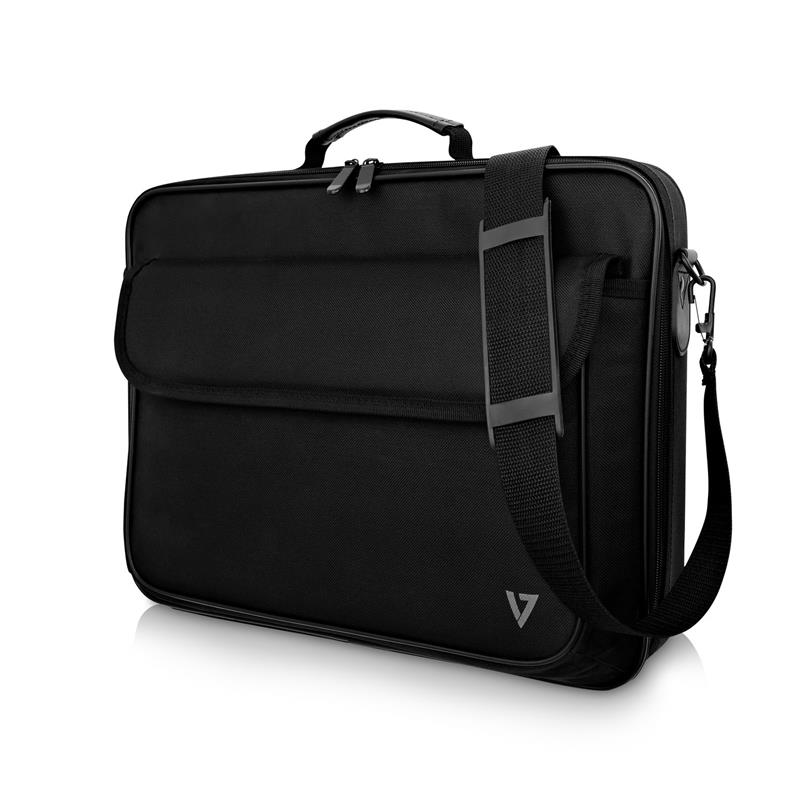 V7 CCK16-BLK-3E notebooktas 40,9 cm (16.1"") Aktetas Zwart