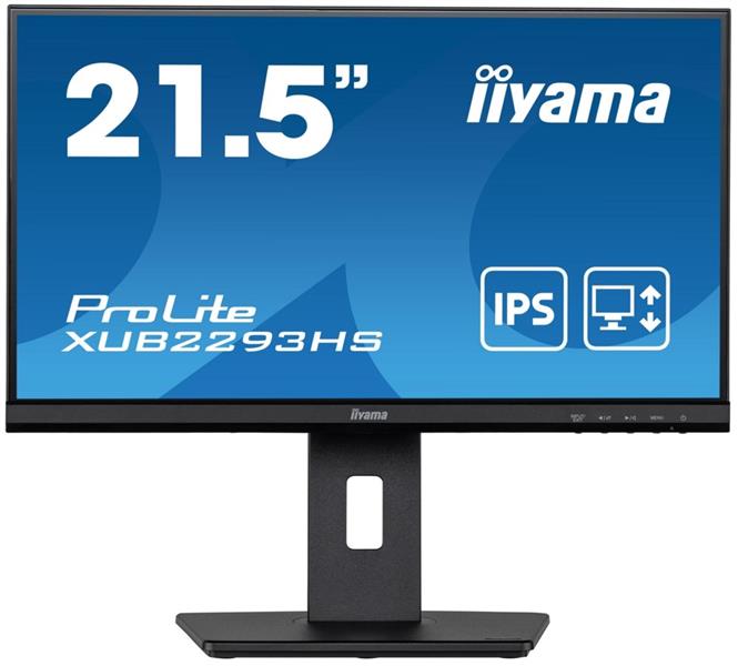 iiyama ProLite XUB2293HS-B5 computer monitor 54,6 cm (21.5"") 1920 x 1080 Pixels Full HD LED Zwart