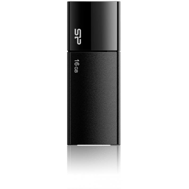 Silicon Power 16GB Ultima U05 USB 2.0 flashdrive Zwart