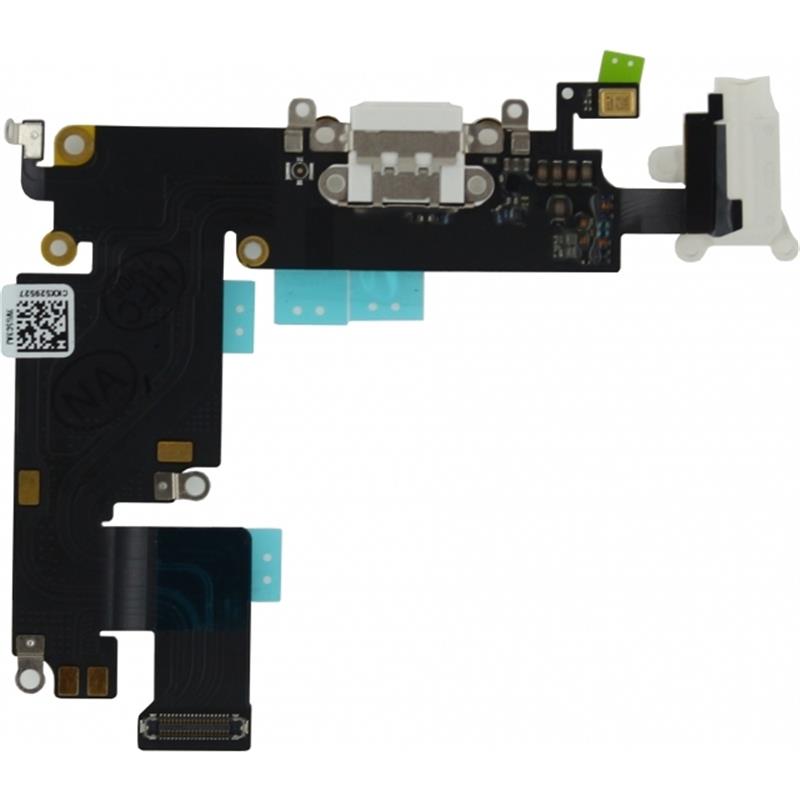Replacement Charge Data Connector incl Flex Cable for Apple iPhone 6 Plus White OEM