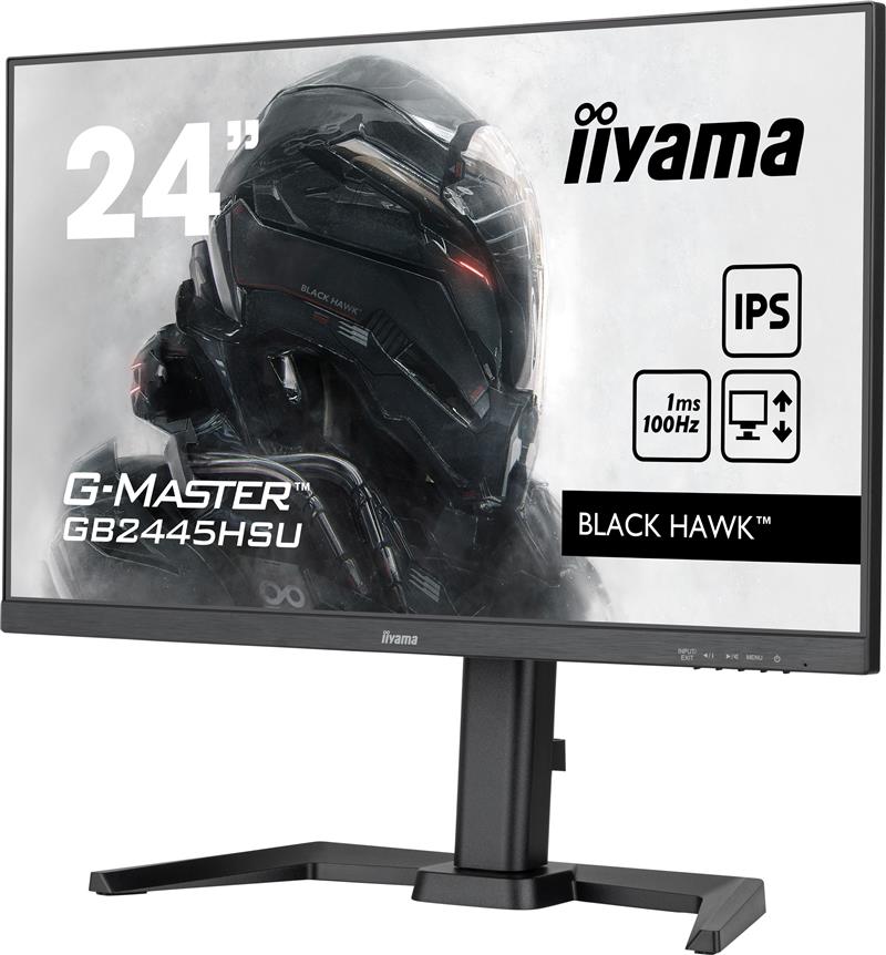 iiyama G-MASTER GB2445HSU-B1 computer monitor 61 cm (24"") 1920 x 1080 Pixels Full HD LED Zwart