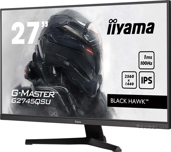 iiyama G-MASTER G2745QSU-B2 computer monitor 68,6 cm (27"") 2560 x 1440 Pixels Wide Quad HD LED Zwart