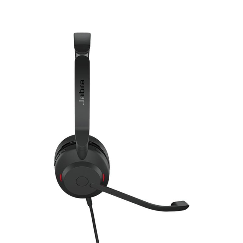 Jabra Evolve2 30 Headset Bedraad Hoofdband Kantoor/callcenter USB Type-A Zwart