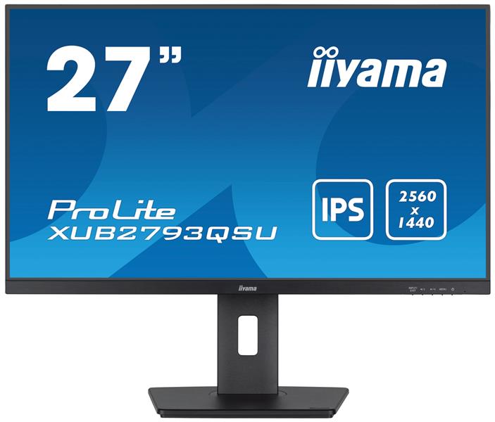 iiyama XUB2793QSU-B7 computer monitor 68,6 cm (27"") 2560 x 1140 Pixels Wide Quad HD LED Zwart