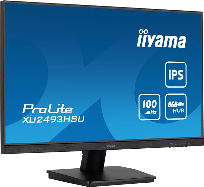 iiyama ProLite XU2493HSU-B7 computer monitor 60,5 cm (23.8"") 1920 x 1080 Pixels Full HD LED Zwart