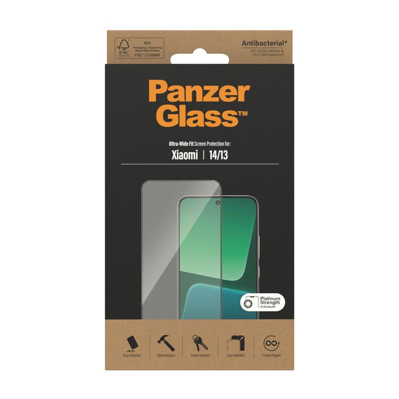 PanzerGlass 8066 scherm- & rugbeschermer voor mobiele telefoons Doorzichtige schermbeschermer Xiaomi 1 stuk(s)