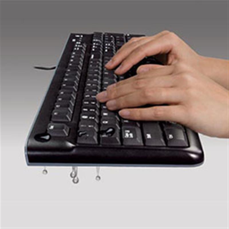 Logitech MK120 toetsenbord USB AZERTY Belgisch Zwart