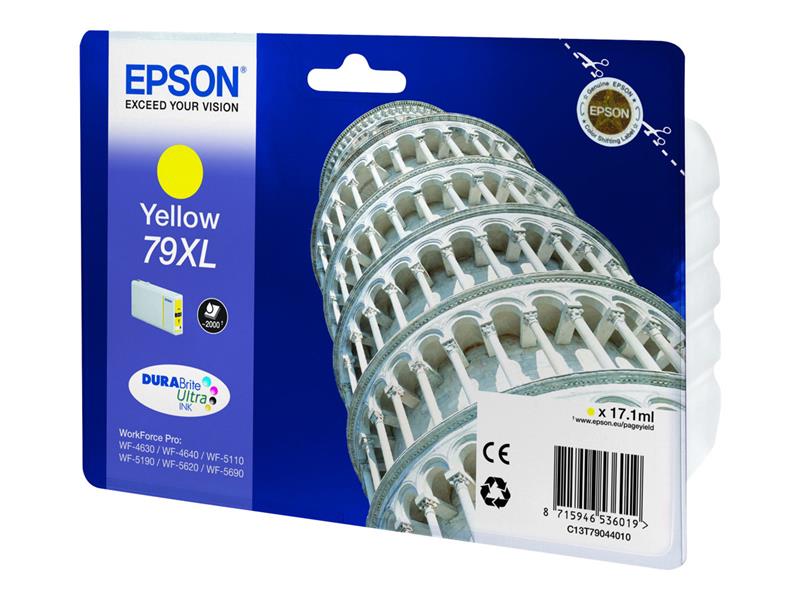 Epson Tower of Pisa Singlepack Yellow 79XL DURABrite Ultra Ink