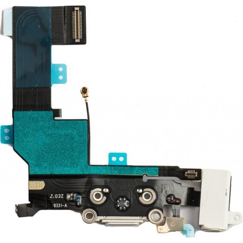 Replacement Charge Data Connector incl Flex Cable for Apple iPhone SE White OEM
