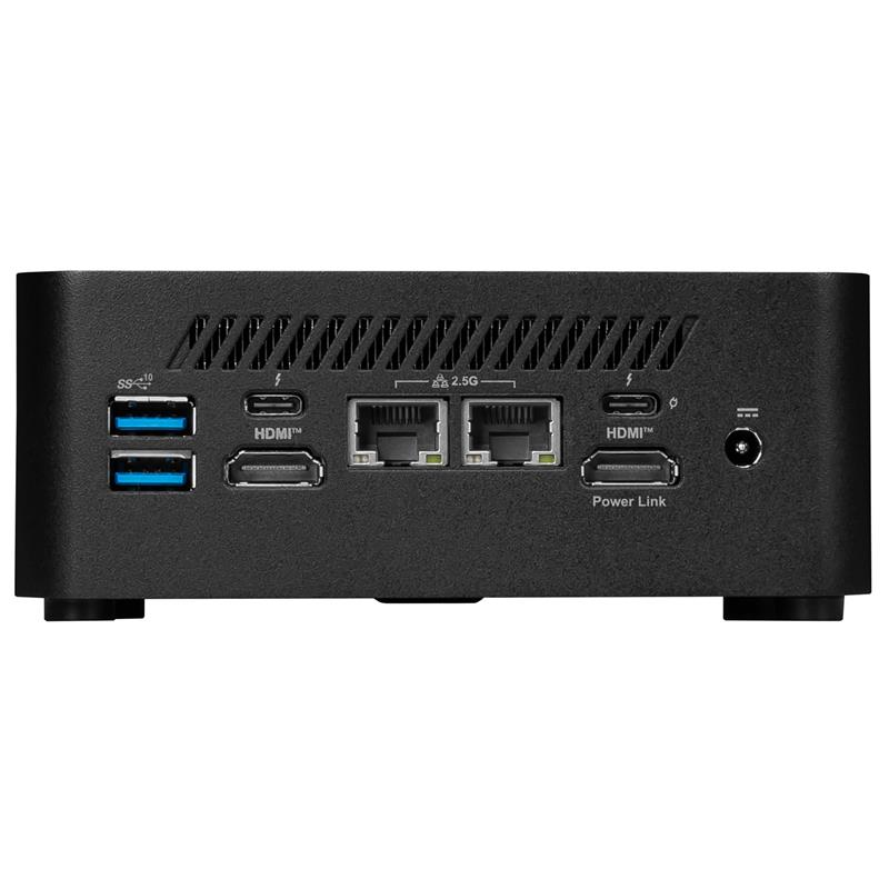 MSI Cubi NUC 1M-001EU Intel Core 7 150U 16 GB DDR5-SDRAM 1 TB SSD Windows 11 Pro 0.84L sized PC Mini PC barebone Zwart